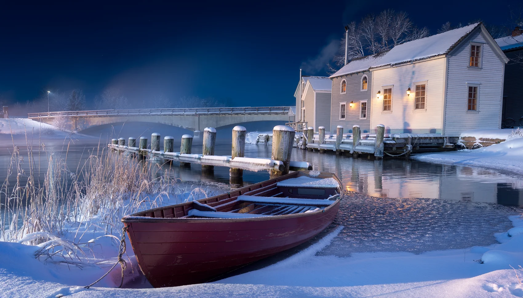 Winter setting artwork
