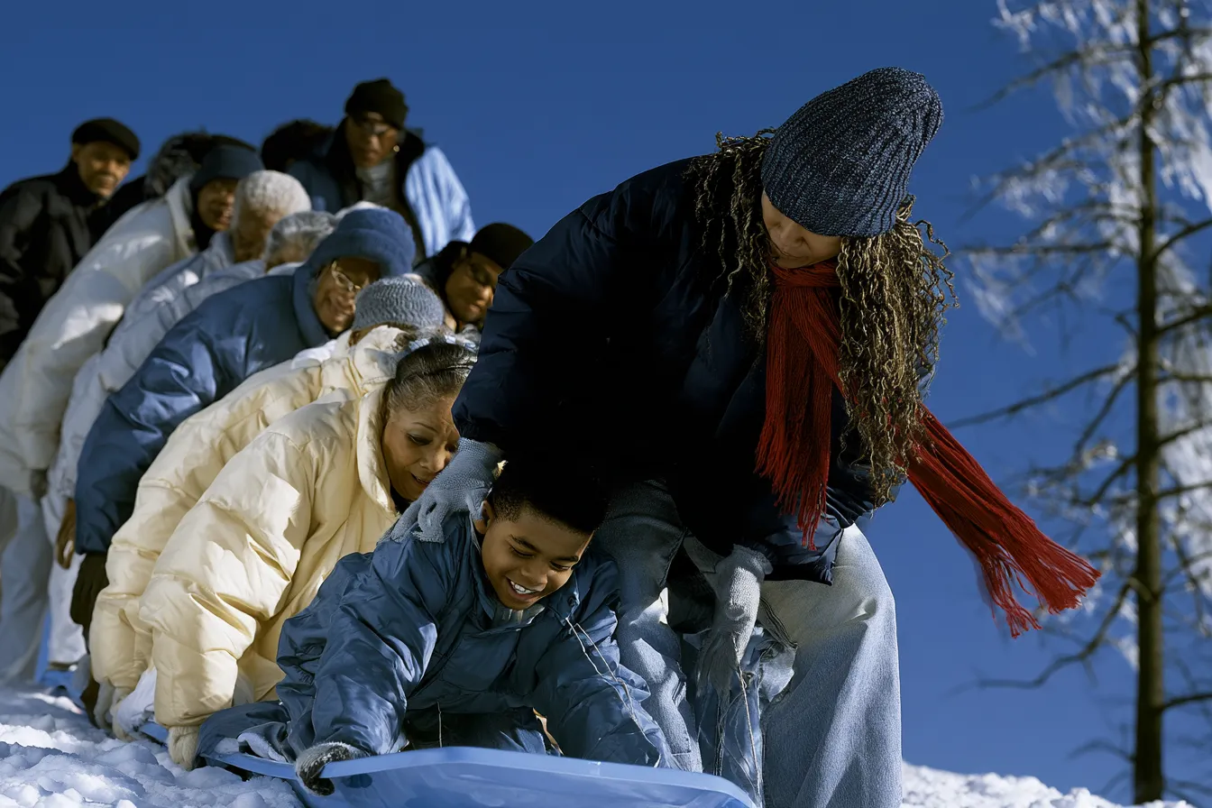 Editorial winter artwork accompanying this story